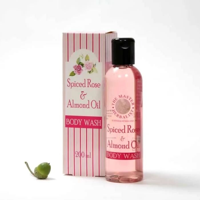 Master Herbalist Spiced Rose & Almond Oil Body Wash 200ml