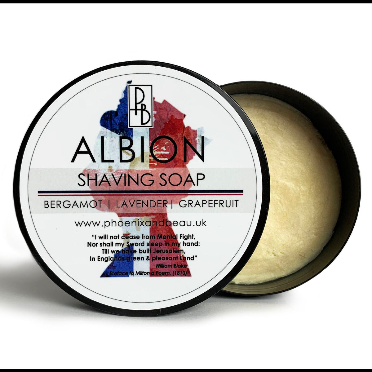 Phoenix & Beau Albion Shaving Soap  115g