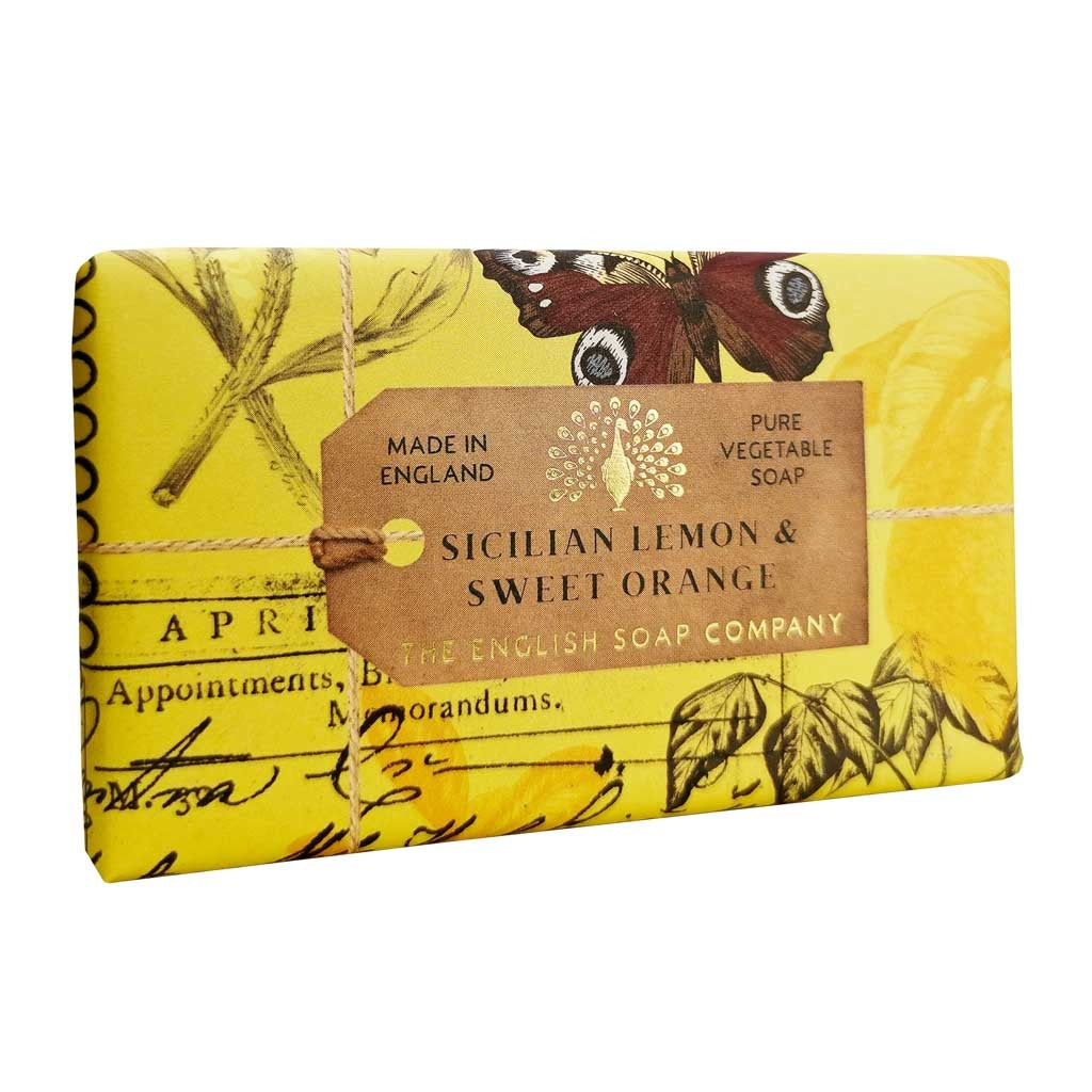 The English Soap Company Sicilian Lemon & Sweet Orange Seife 190g