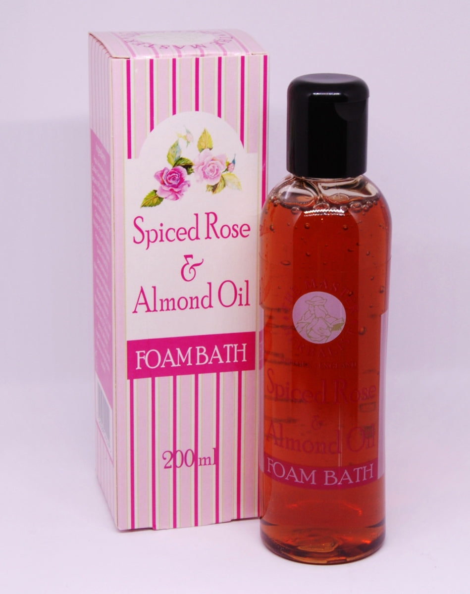 Master Herbalist Spiced Rose & Almond Oil Foam Bath 200ml, Schaumbad