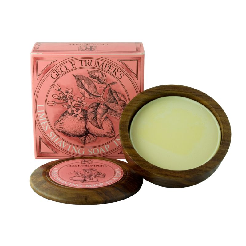 Geo.F. Trumper Extract of Limes Shaving Soap Wooden Bowl 80g