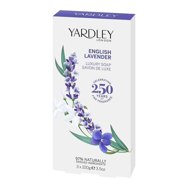 Yardley English Lavender Luxury Soap 3x100g